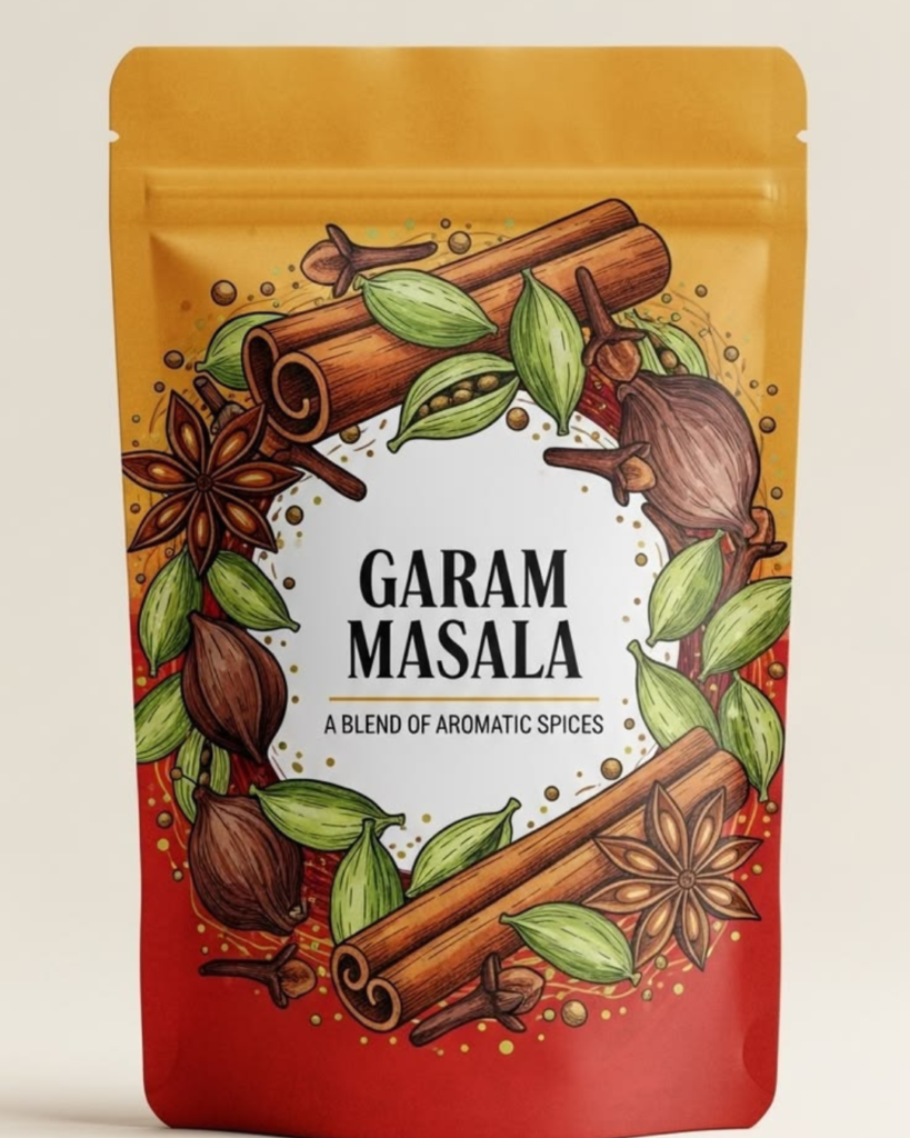 Packaging for 1kg spices