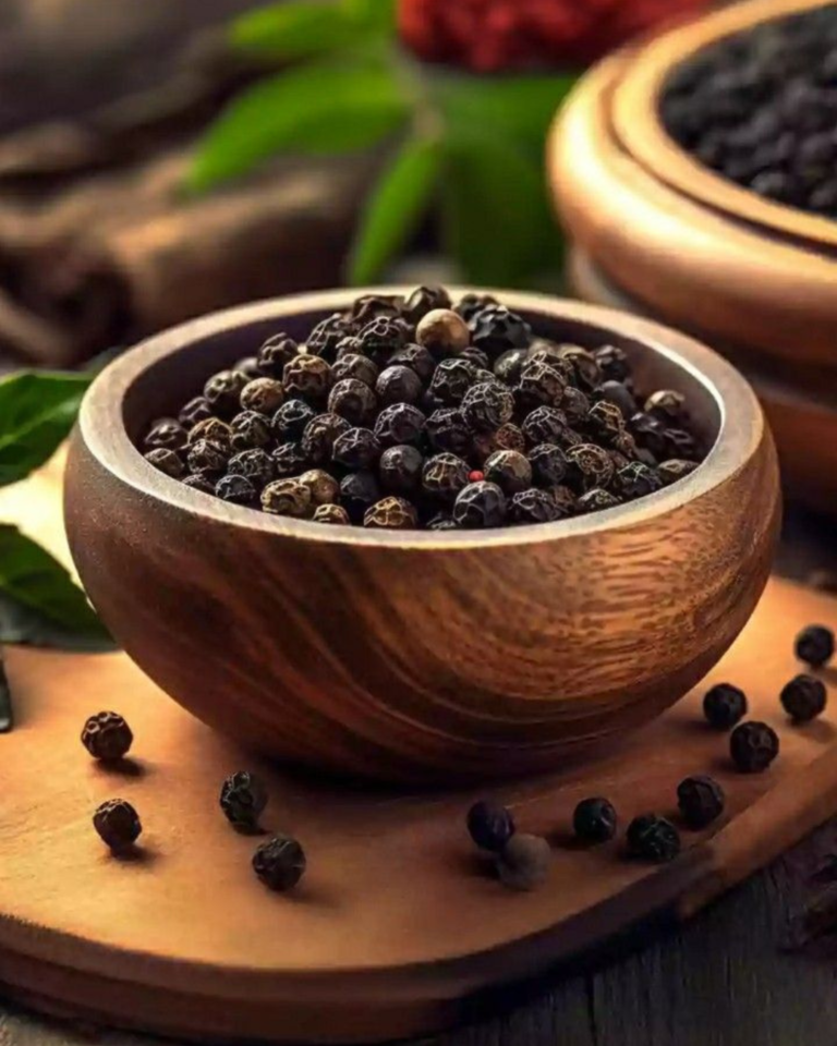 Whole black pepper